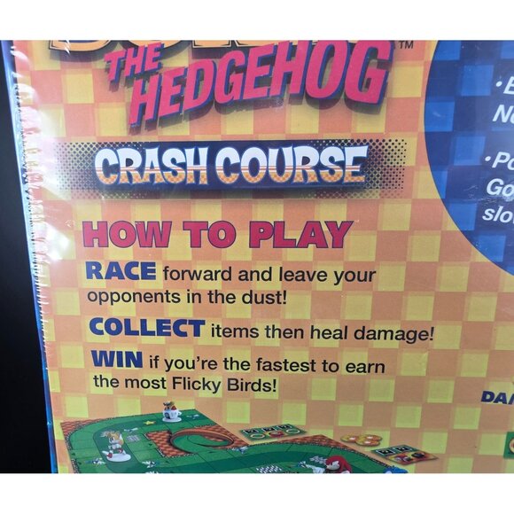 Sonic The Hedgehog Crash Course Board Game 2-4 Players Fast Pace Action - Picture 6 of 9